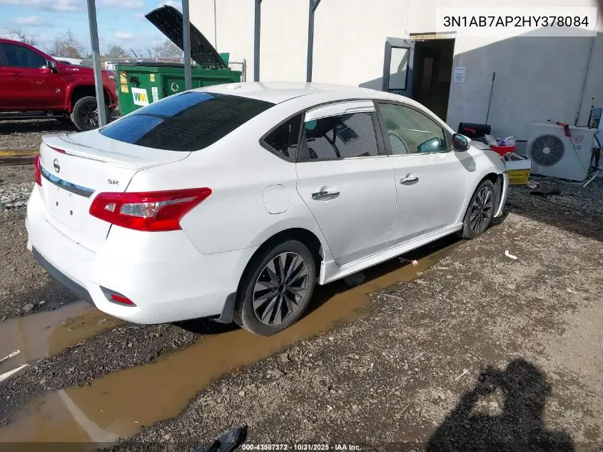 3N1AB7AP2HY378084 2017 Nissan Sentra Sr