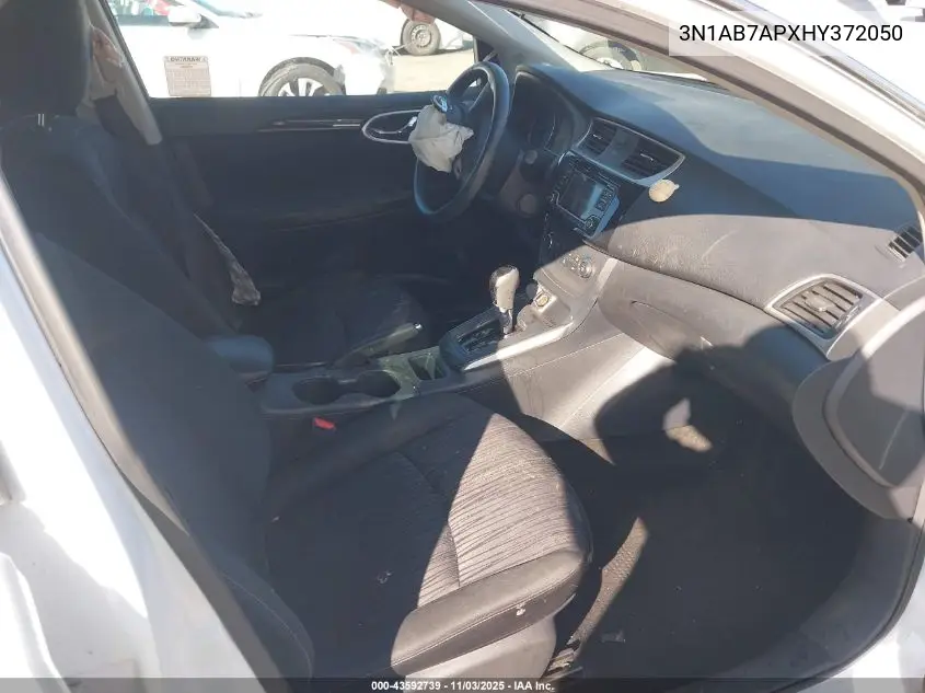 3N1AB7APXHY372050 2017 Nissan Sentra Sv