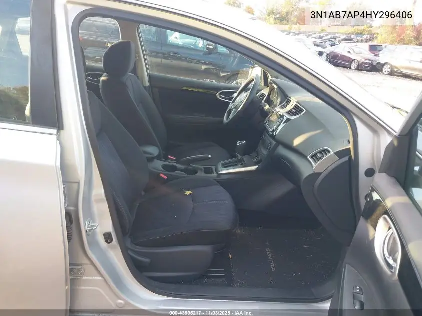 3N1AB7AP4HY296406 2017 Nissan Sentra Sv