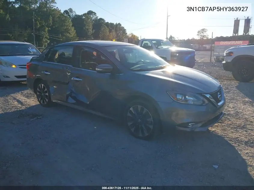 3N1CB7AP5HY363927 2017 Nissan Sentra Sr Turbo
