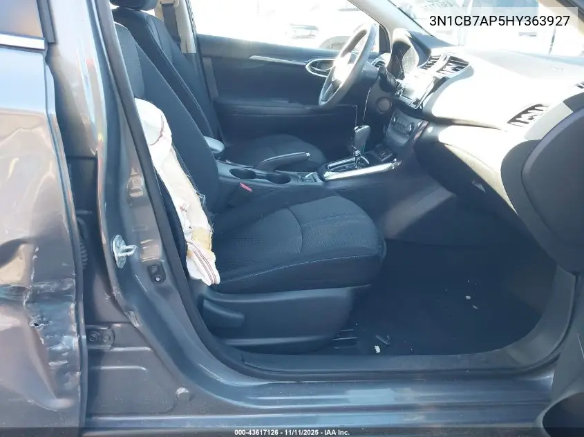 3N1CB7AP5HY363927 2017 Nissan Sentra Sr Turbo
