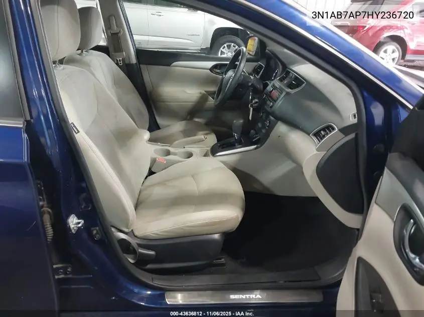 3N1AB7AP7HY236720 2017 Nissan Sentra S