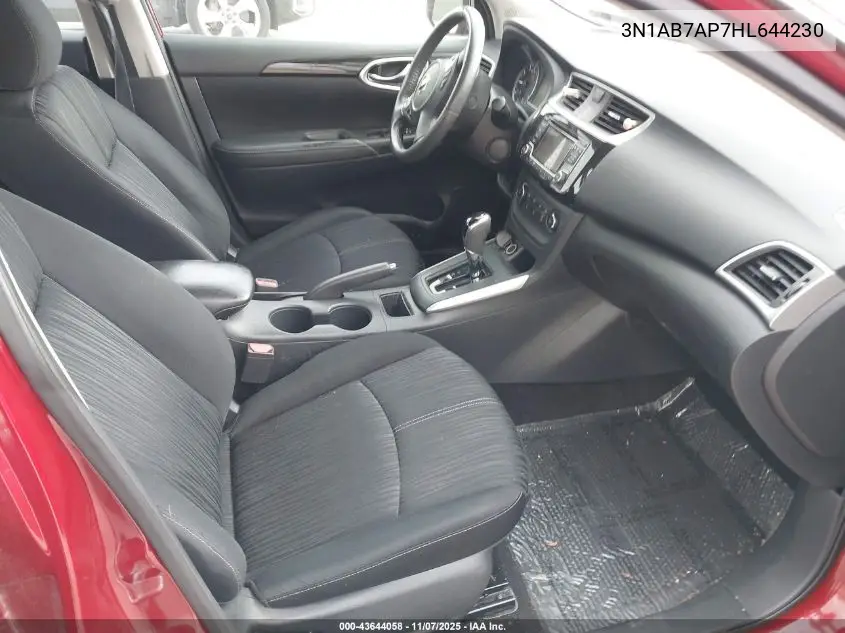 3N1AB7AP7HL644230 2017 Nissan Sentra S/Sl/Sr/Sv