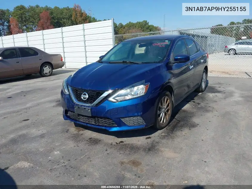 3N1AB7AP9HY255155 2017 Nissan Sentra S