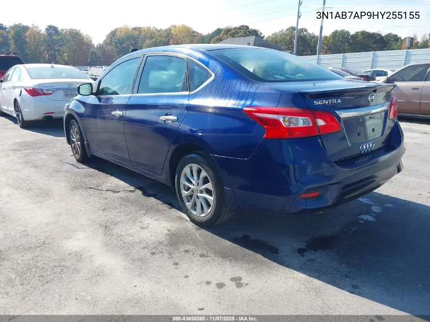 3N1AB7AP9HY255155 2017 Nissan Sentra S