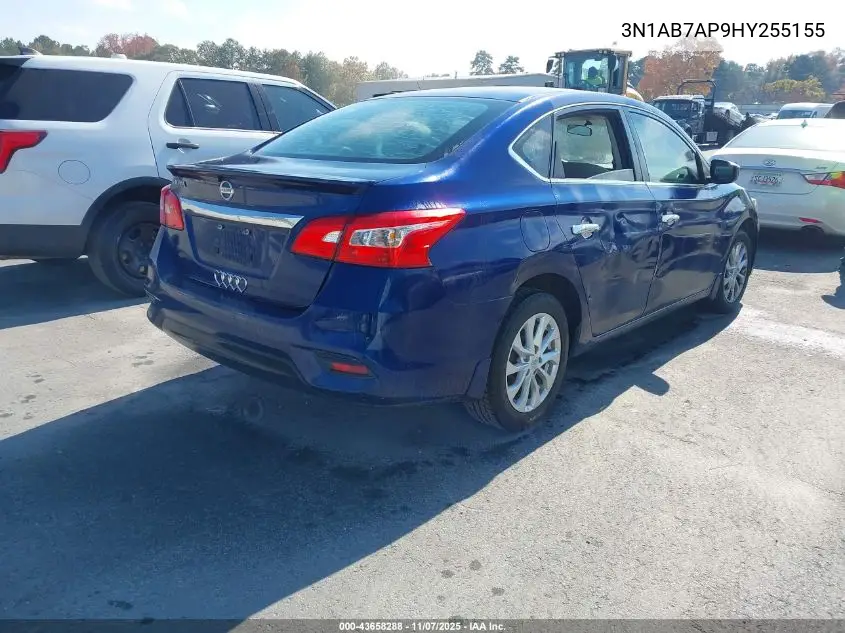 3N1AB7AP9HY255155 2017 Nissan Sentra S