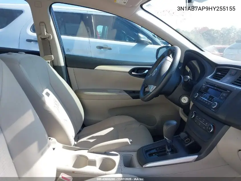 3N1AB7AP9HY255155 2017 Nissan Sentra S