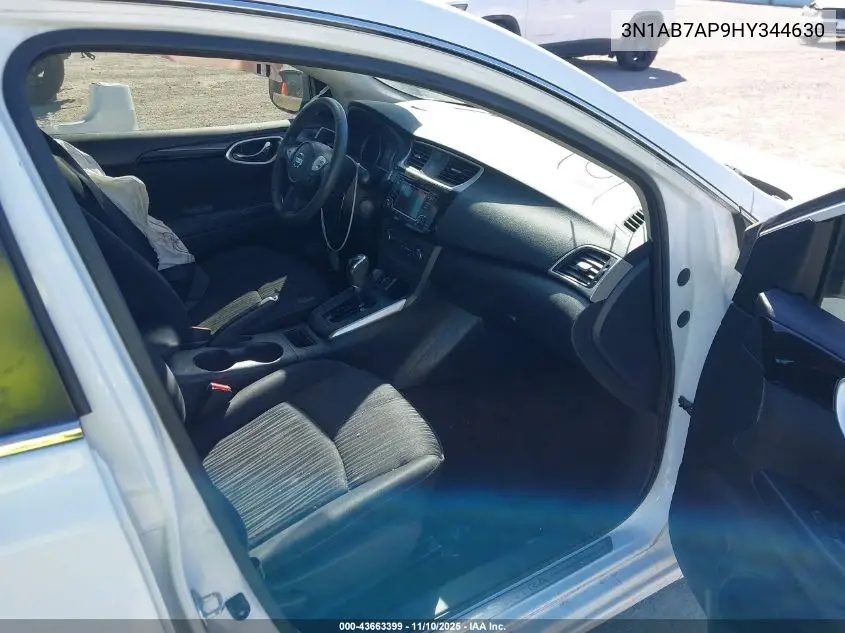 3N1AB7AP9HY344630 2017 Nissan Sentra Sv