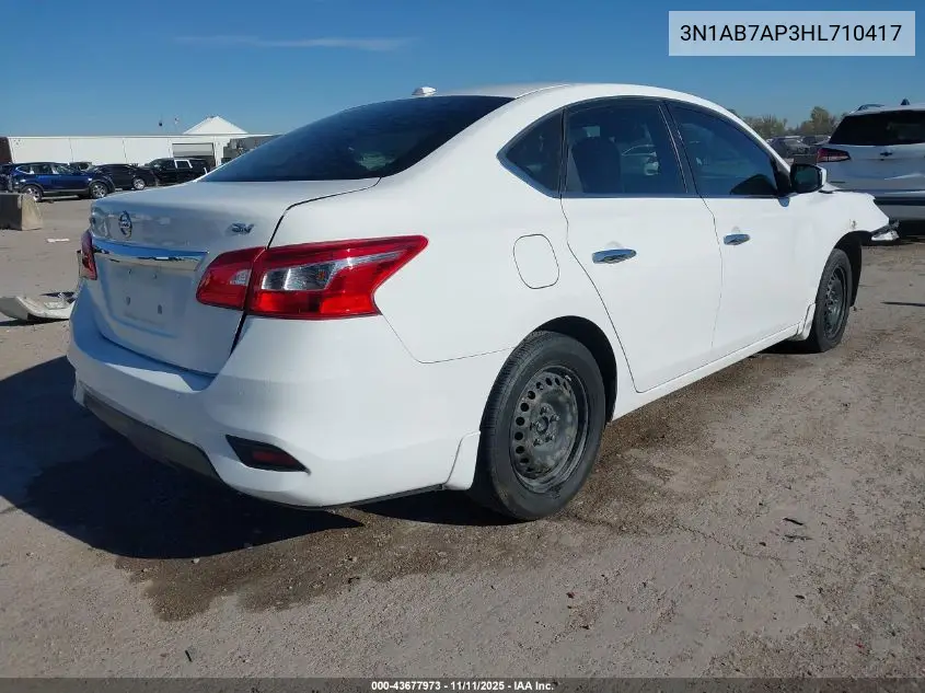 3N1AB7AP3HL710417 2017 Nissan Sentra Sv