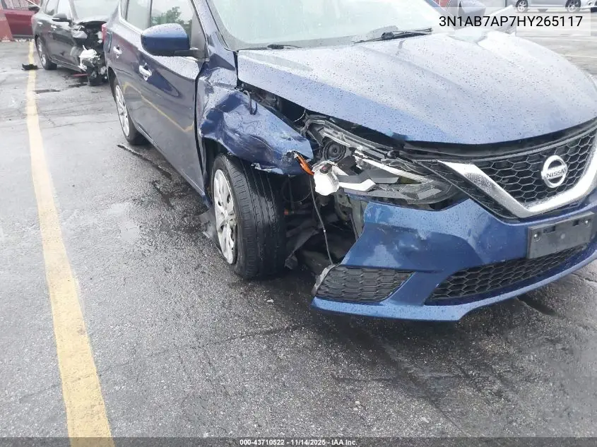 3N1AB7AP7HY265117 2017 Nissan Sentra S