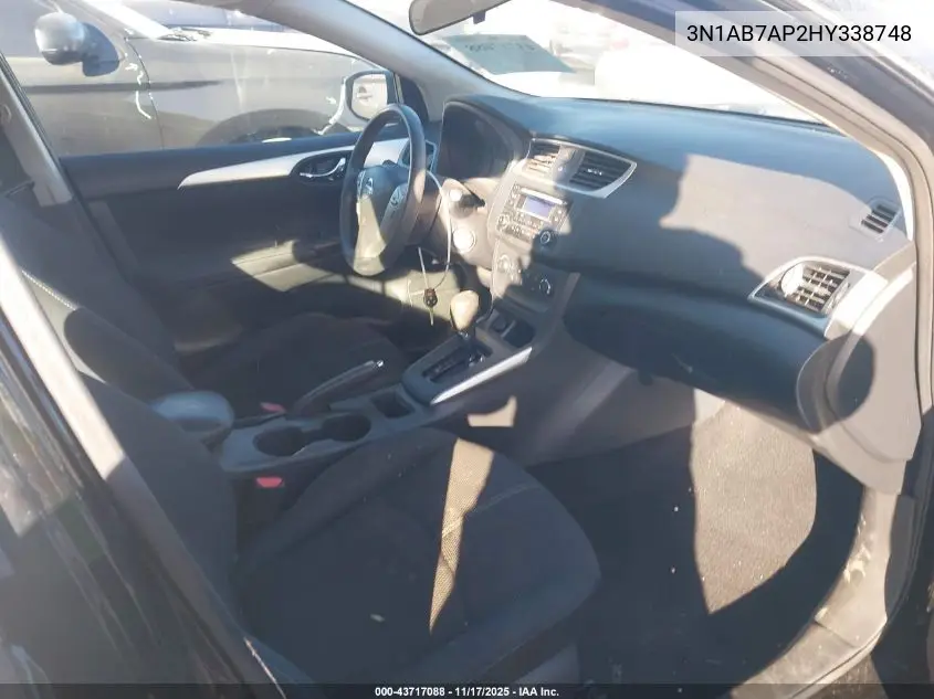 3N1AB7AP2HY338748 2017 Nissan Sentra S