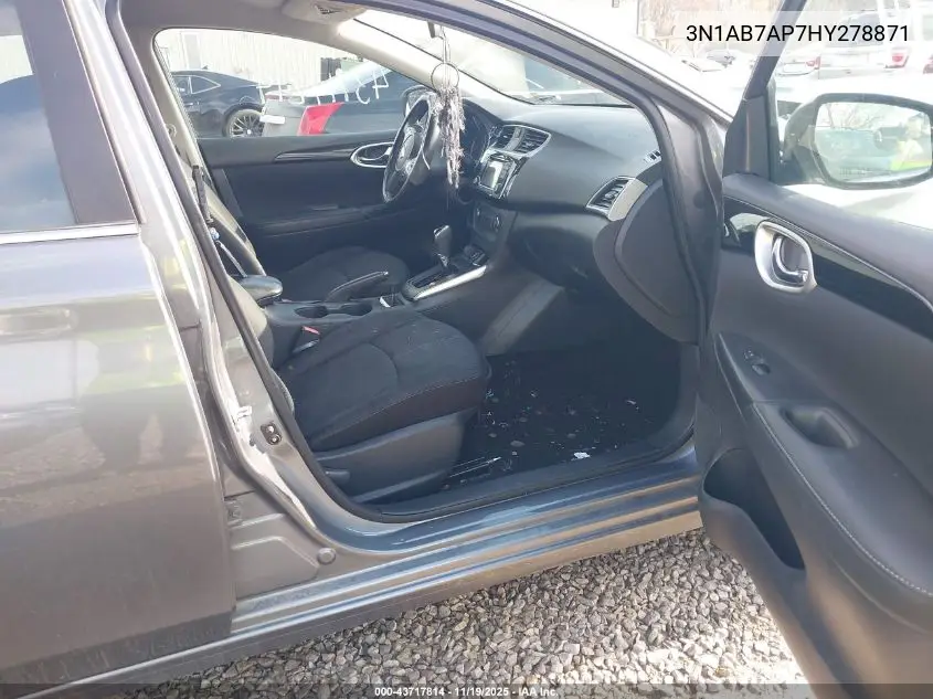 3N1AB7AP7HY278871 2017 Nissan Sentra Sv