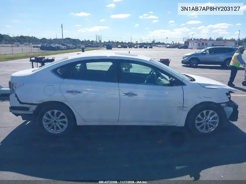 3N1AB7AP8HY203127 2017 Nissan Sentra Sv