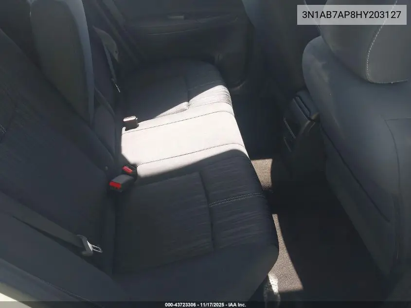 3N1AB7AP8HY203127 2017 Nissan Sentra Sv