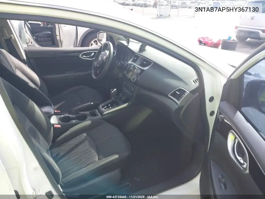 3N1AB7AP5HY367130 2017 Nissan Sentra Sv