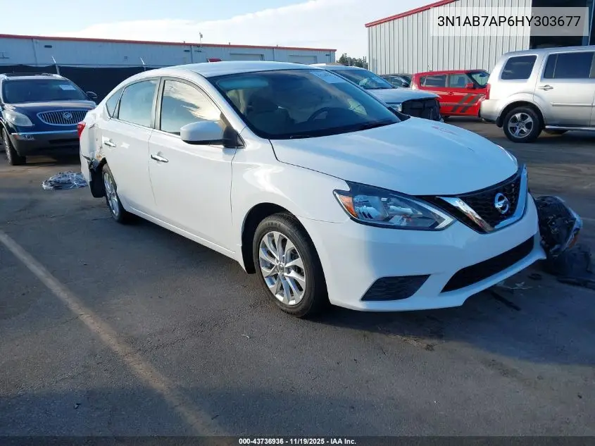 3N1AB7AP6HY303677 2017 Nissan Sentra S