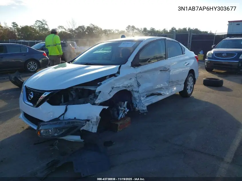 3N1AB7AP6HY303677 2017 Nissan Sentra S