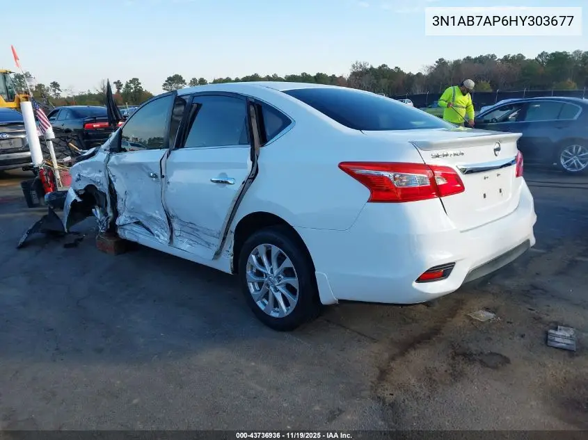 3N1AB7AP6HY303677 2017 Nissan Sentra S
