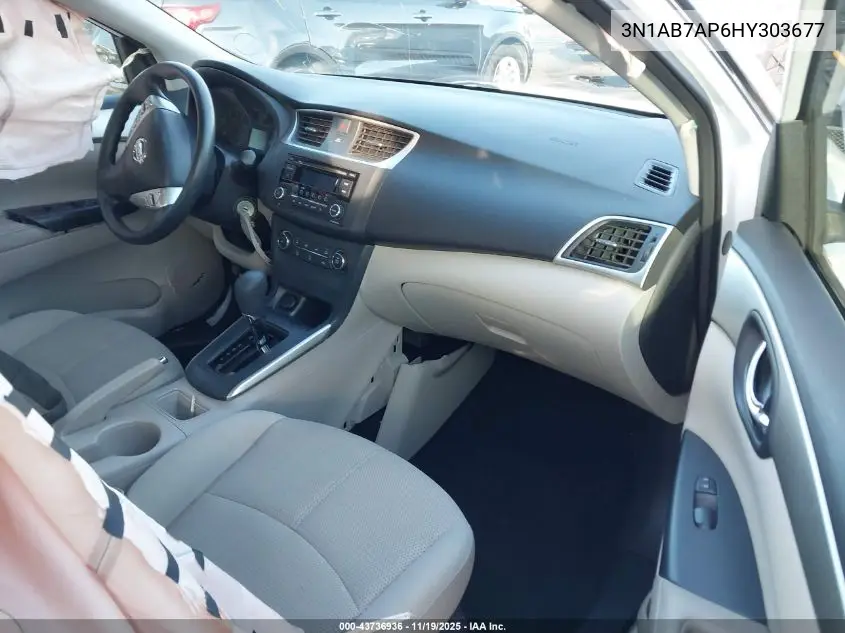 3N1AB7AP6HY303677 2017 Nissan Sentra S