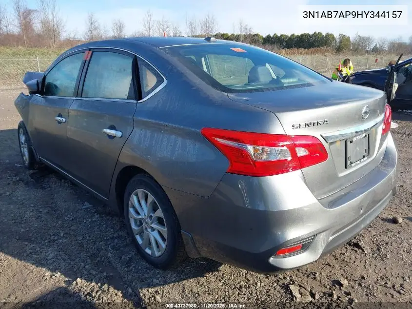 3N1AB7AP9HY344157 2017 Nissan Sentra Sv