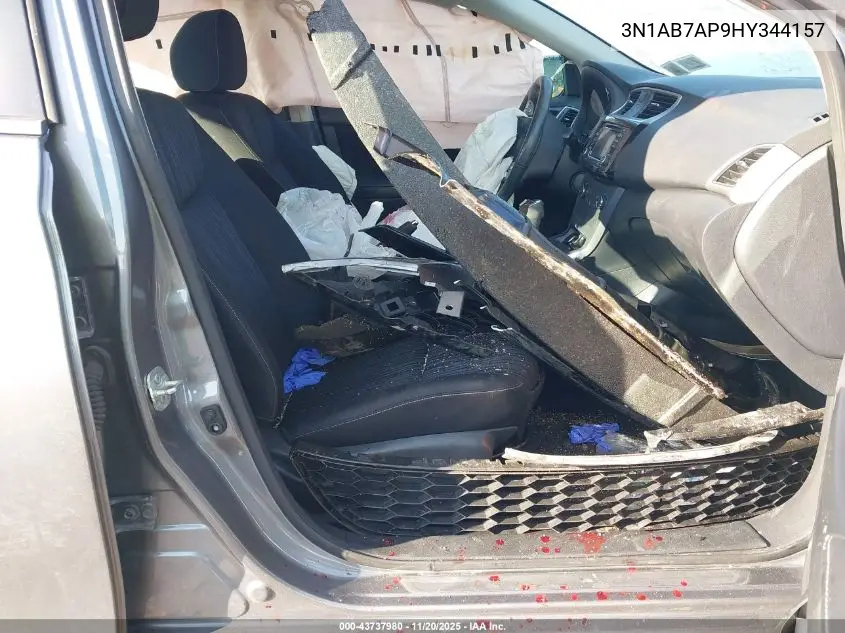 3N1AB7AP9HY344157 2017 Nissan Sentra Sv