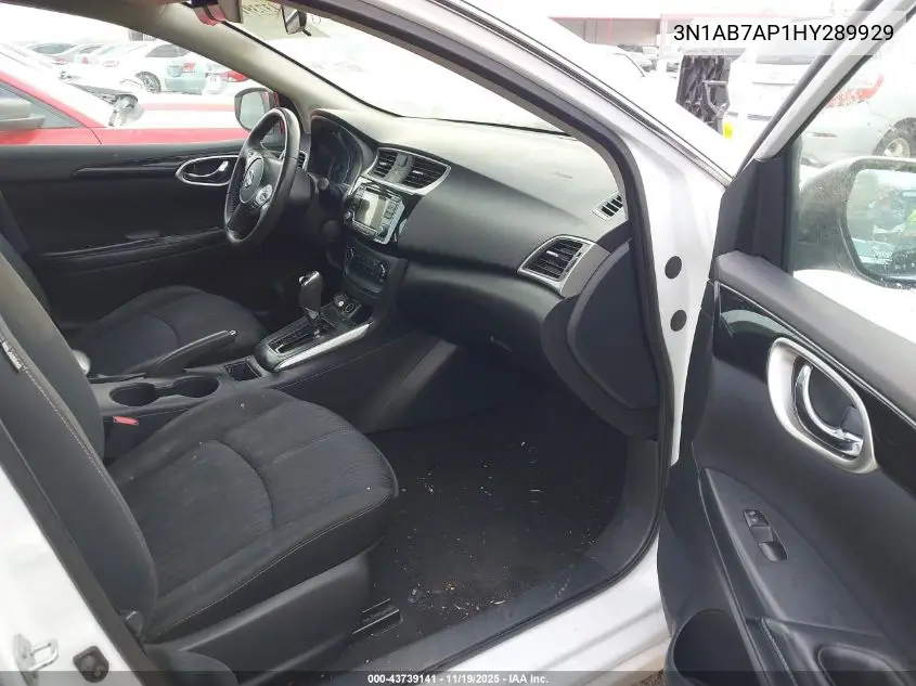 3N1AB7AP1HY289929 2017 Nissan Sentra Sv