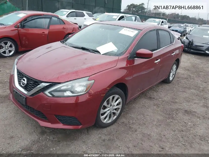 3N1AB7AP8HL668861 2017 Nissan Sentra S/Sl/Sr/Sv
