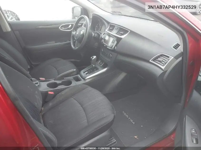 3N1AB7AP4HY332529 2017 Nissan Sentra Sv