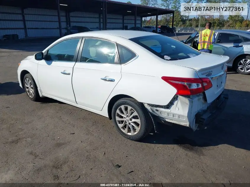 3N1AB7AP1HY277361 2017 Nissan Sentra S