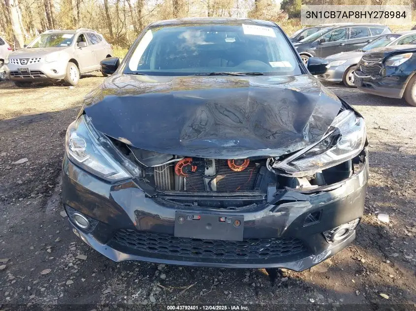 3N1CB7AP8HY278984 2017 Nissan Sentra Sr Turbo