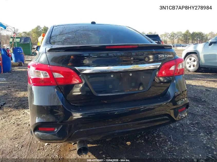 3N1CB7AP8HY278984 2017 Nissan Sentra Sr Turbo