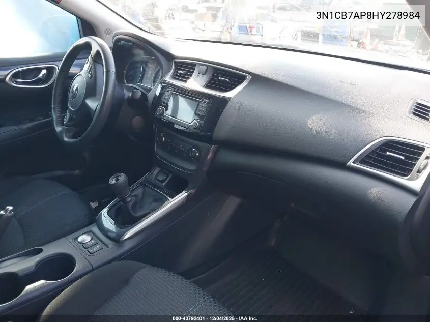3N1CB7AP8HY278984 2017 Nissan Sentra Sr Turbo