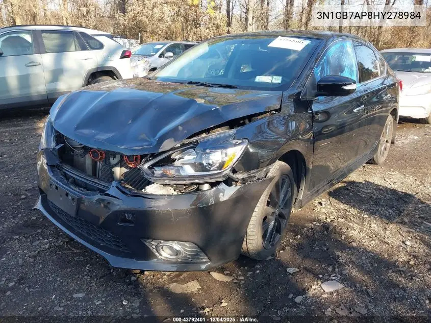 3N1CB7AP8HY278984 2017 Nissan Sentra Sr Turbo