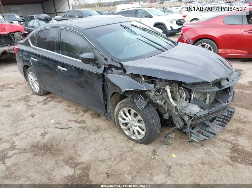 3N1AB7AP7HY384527 2017 Nissan Sentra Sv