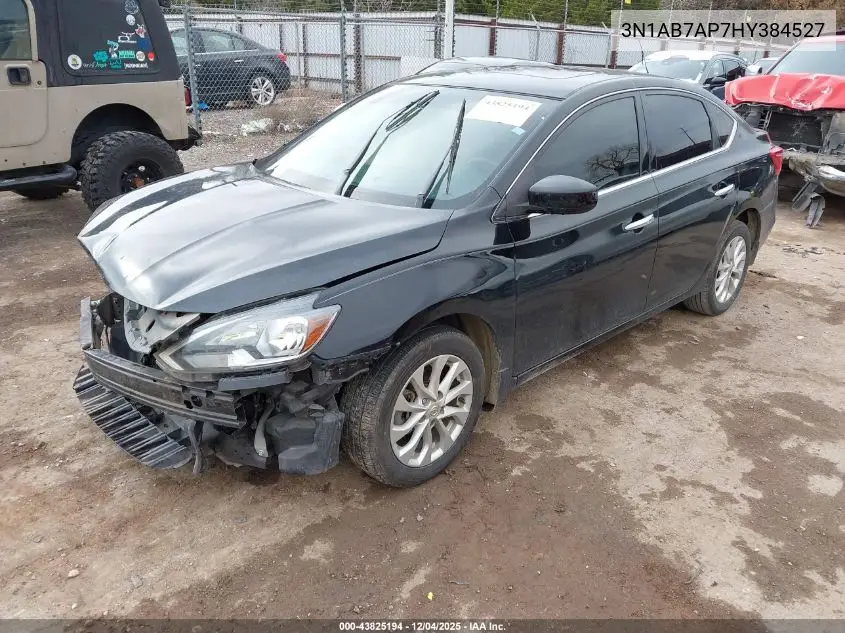 3N1AB7AP7HY384527 2017 Nissan Sentra Sv