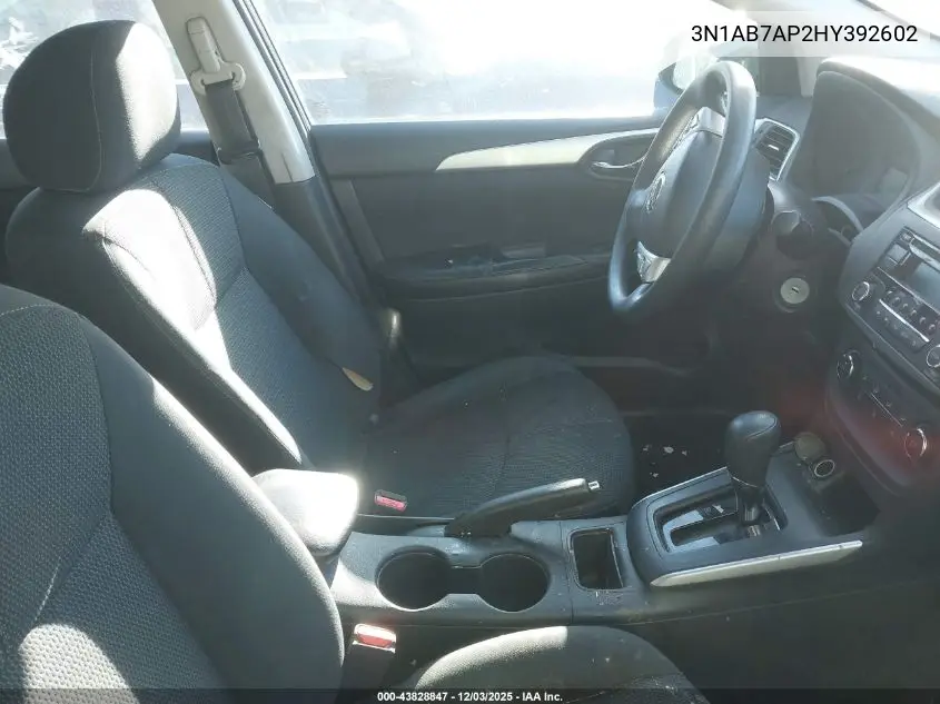 3N1AB7AP2HY392602 2017 Nissan Sentra S