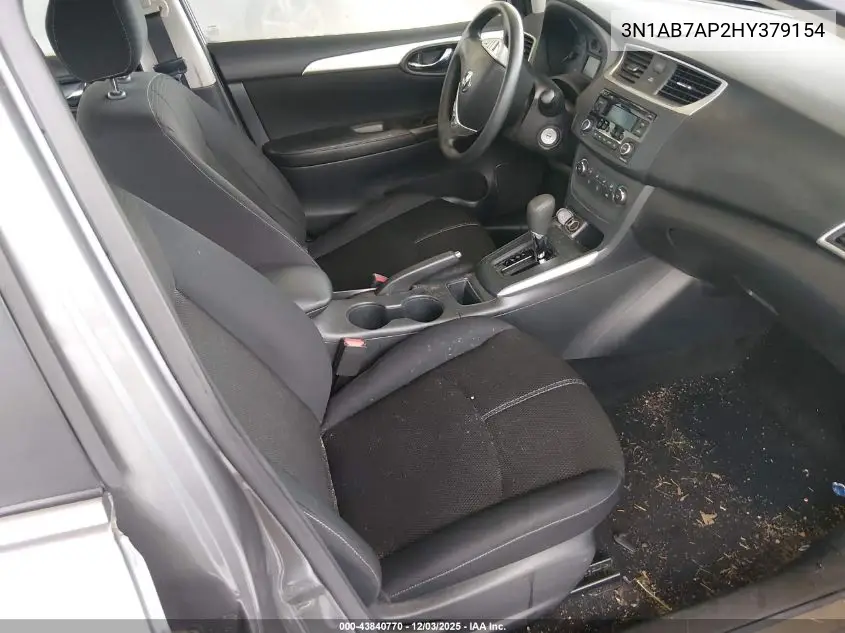 3N1AB7AP2HY379154 2017 Nissan Sentra S