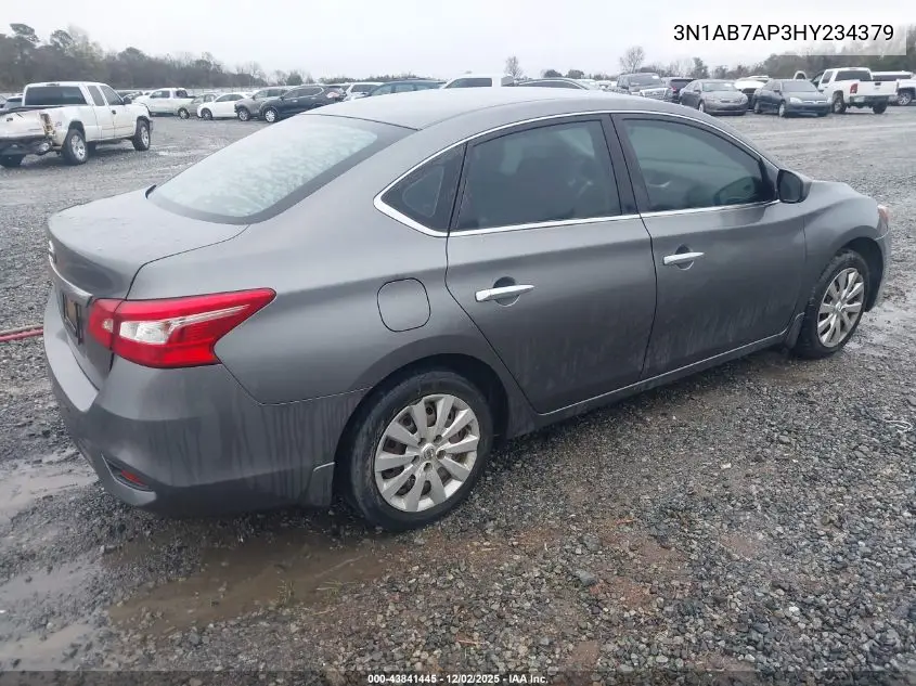 3N1AB7AP3HY234379 2017 Nissan Sentra S