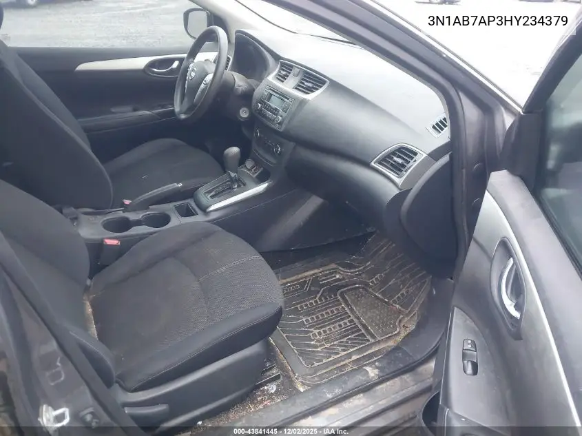 3N1AB7AP3HY234379 2017 Nissan Sentra S