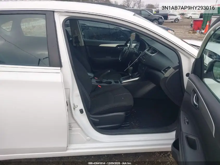 3N1AB7AP9HY293016 2017 Nissan Sentra S