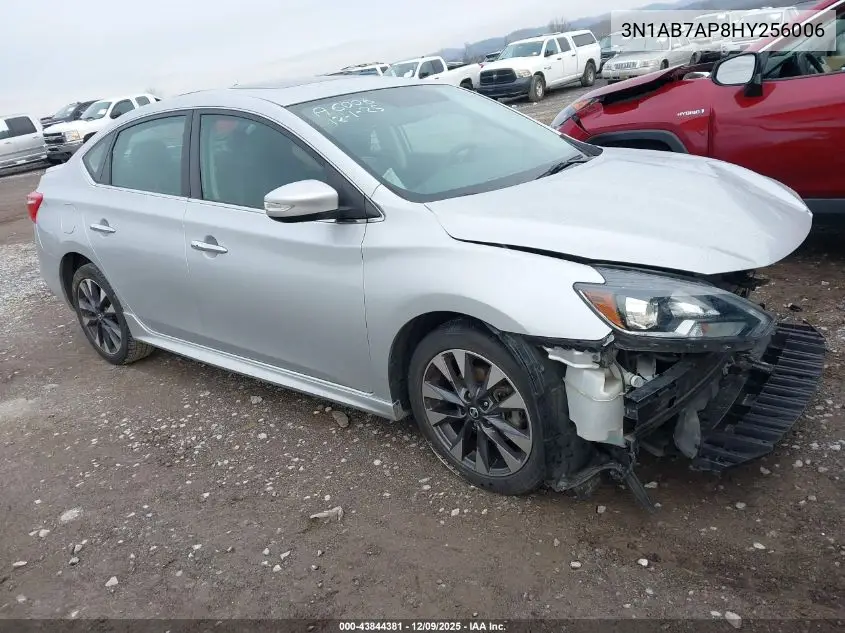 3N1AB7AP8HY256006 2017 Nissan Sentra Sr