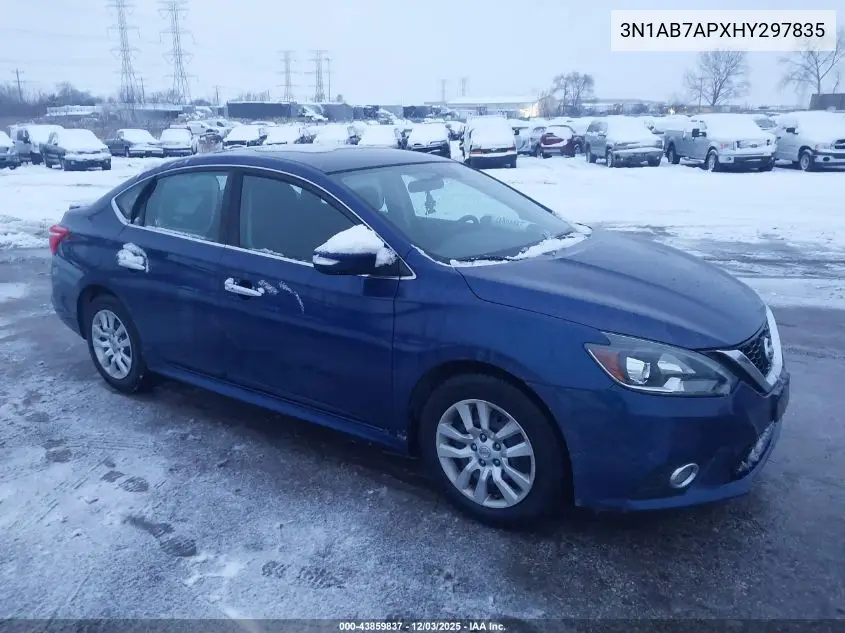 3N1AB7APXHY297835 2017 Nissan Sentra Sr