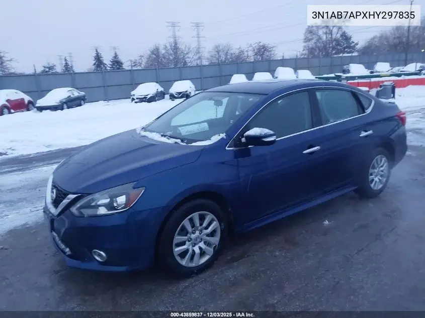3N1AB7APXHY297835 2017 Nissan Sentra Sr