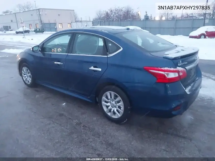 3N1AB7APXHY297835 2017 Nissan Sentra Sr