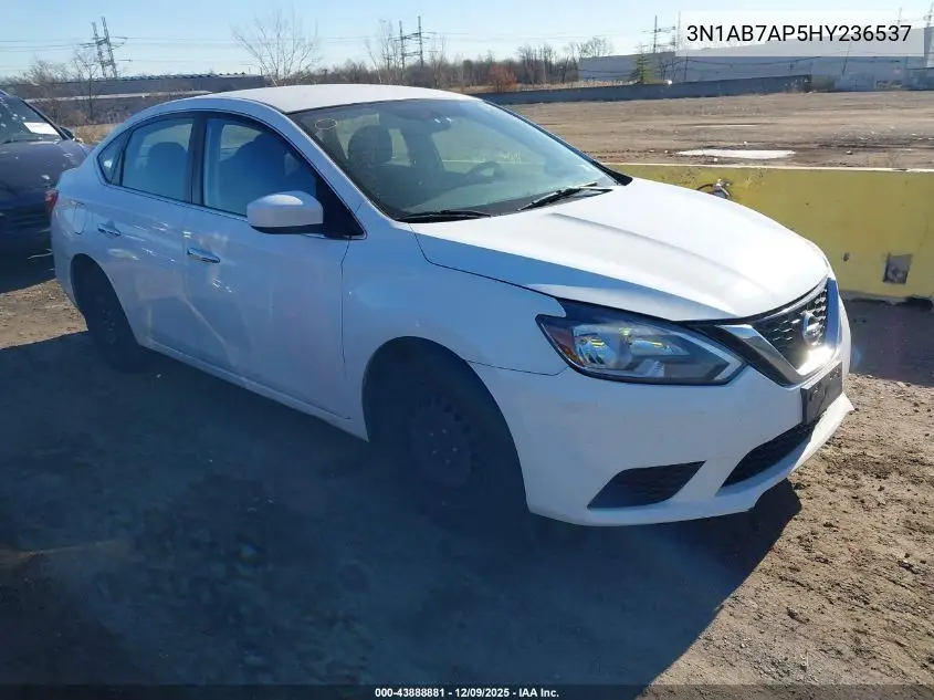 3N1AB7AP5HY236537 2017 Nissan Sentra S