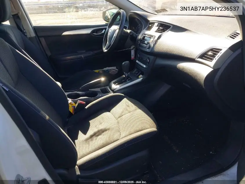 3N1AB7AP5HY236537 2017 Nissan Sentra S