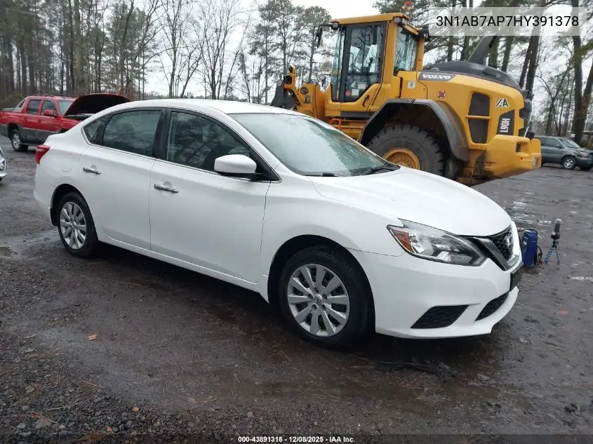 3N1AB7AP7HY391378 2017 Nissan Sentra S