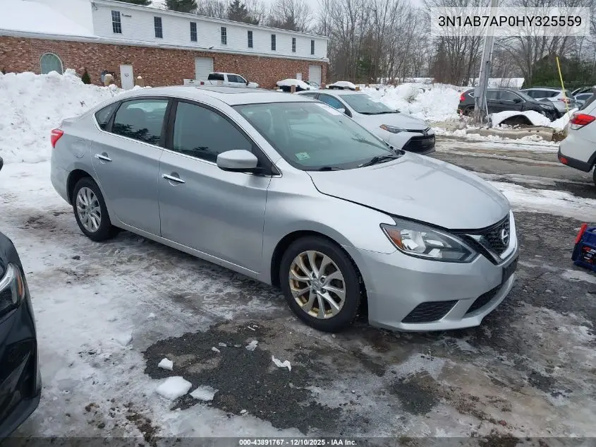 3N1AB7AP0HY325559 2017 Nissan Sentra Sv