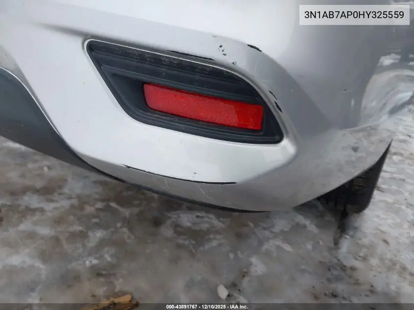 3N1AB7AP0HY325559 2017 Nissan Sentra Sv