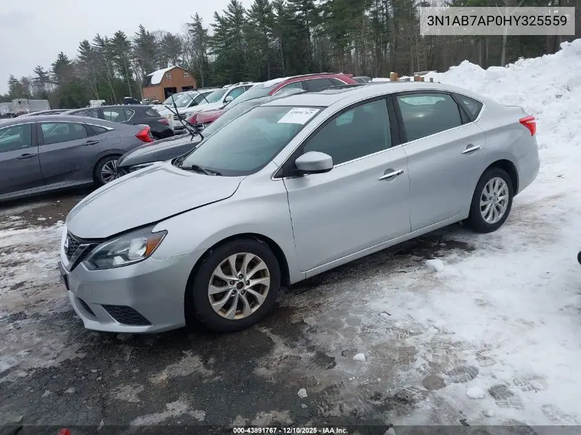 3N1AB7AP0HY325559 2017 Nissan Sentra Sv